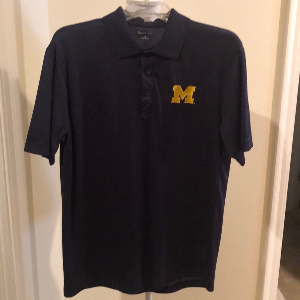 University of Michigan polo style shirt